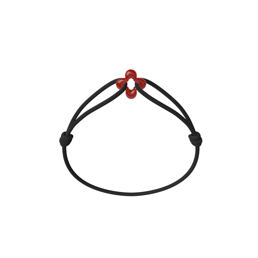 MINI RED CLOVER BRACELET