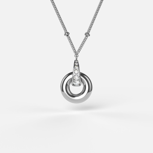 SILVER SOHO NECKLACE